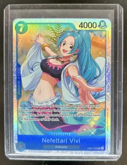 2026 One Piece The Azure Sea's Seven Nefeltari Vivi Super Rare #EB04-025 - Image 1