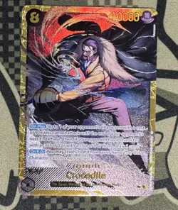 Crocodile OP14-120 SEC The Azure Sea’s Seven One Piece Card Game English - Image 1