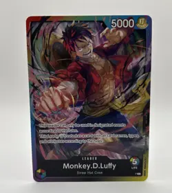 Monkey.D.Luffy OP-PR Release Event Leader Promo One Piece TCG - NM - Image 1