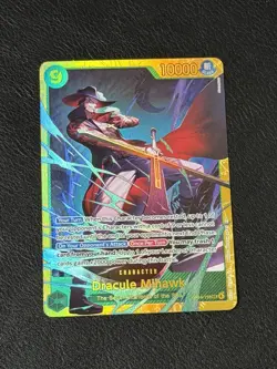 Dracula Mihawk OP14-119 SEC The Azure Sea’s Seven English One Piece Card Game - Image 1