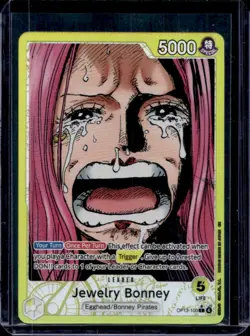 2025 One Piece Carrying On His Will Jewelry Bonney Leader #OP13-100 - Image 1