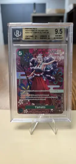 BGS 9.5 Yamato OP01-121 Alt Art SP Awakening New Era One Piece Beckett GEM MINT - Image 1