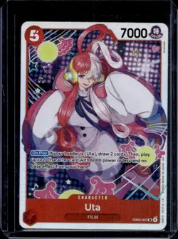 2026 One Piece Heroines Edition Uta Super Rare #EB03-003 - Image 1