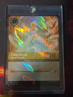 Cinderella - Ballroom Sensation Enchanted 205/204 2023 Disney Lorcana NM FOIL - Image 1