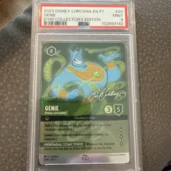 Disney Lorcana Genie Powers Unleashed D100 Collector’s Edition PSA 9 - Image 1