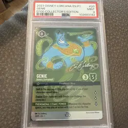 Disney Lorcana Genie Powers Unleashed D100 Collector’s Edition PSA 9 - Image 4