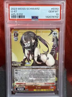 Weiss Schwarz U-47 Azur Lane AZL/S102-E092 Common Graded PSA 10 - Image 1
