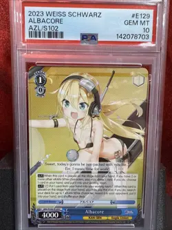 Weiss Schwarz Albacore Azur Lane AZL/S102-E129 Common PSA 10 - Image 1