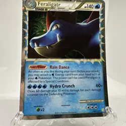 Vintage Feraligatr Pokemon Heartgold & Soulsilver Pokemon Card Prime #108 2010 - Image 3