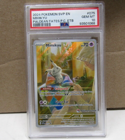 Pokemon - PSA 10 Gem Mint - Mimikyu Pokemon Center Stamp ETB 075 Promo Card - Image 1