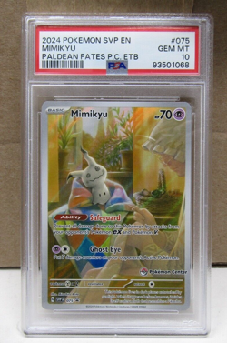 Pokemon - PSA 10 Gem Mint - Mimikyu Pokemon Center Stamp ETB 075 Promo Card - Image 3