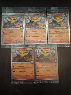 Destined Rivals Typhlosion STAFF PROMO Sealed Pack (Set of 4 Cards) - Image 1