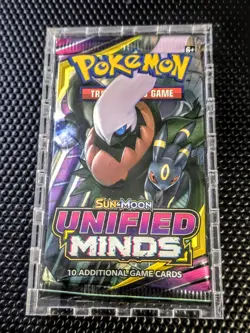 POKEMON SUN & MOON 1 UNIFIED MINDS 10 CARD BOOSTER PACK SEALED. - Image 1