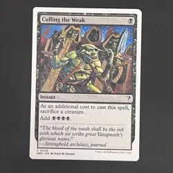 Culling the Weak (White Border) - Mystery Booster 2 - MB2 NM MTG Regular - Image 1