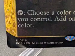 Meteor Crater (0116) (Borderless) (Galaxy Foil) Edge of Eternities: Stellar... - Image 2