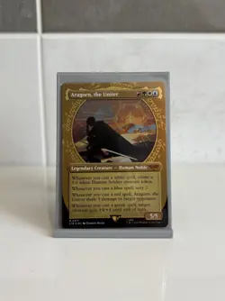MTG Aragorn the Uniter Showcase Foil LOTR Tales of Middle-earth 317 NM - Image 1