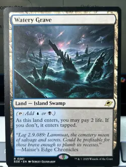 MTG Watery Grave 261 Edge of Eternities EOE Regular - Image 1