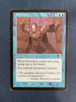 MTG URZA'S DESTINY TREACHERY MAGIC THE GATHERING ENGLISH BLUE RARE ENCHANTMENT - Image 3