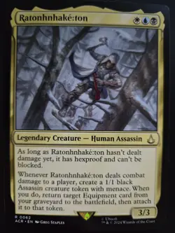 Ratonhnhake꞉ton NM Universes Beyond: Assassin's Creed MTG FREE SHIP - Image 1