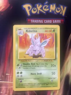 1999 Pokemon TCG Base Set Unlimited Nidorino 37/102 Uncommon - Image 2