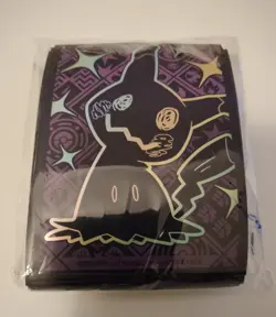 65 Ct Mimikyu Paldean Fates ETB Pokemon Card Sleeves New Sealed - Image 1