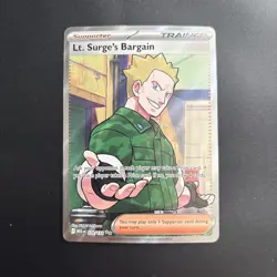 Lt. Surge's Bargain 170/132 - Pokemon Mega Evolutions Set - NM/M Card - Image 1
