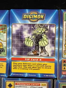 Digimon Taco Bell Promo Cards TB + Tip Promos Lot Of 8 - Image 3