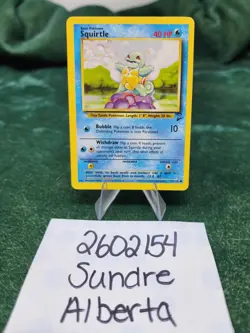 Squirtle - Pokemon Base Set 2 - #93/130 - Vintage Pokemon Card - Image 1
