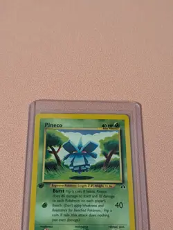 Pineco 61/75 Neo Discovery Regular 1st Edition Pokemon TCG Card NM Condition - Image 2