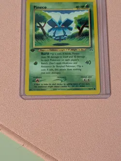 Pineco 61/75 Neo Discovery Regular 1st Edition Pokemon TCG Card NM Condition - Image 3