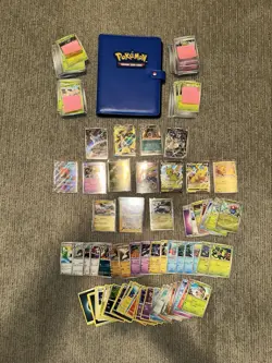 Modern 2017-2026 Pokemon Card Lot of 338 + Binder, Zekrom, Cobalion, Thundurus + - Image 1