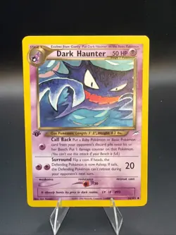 Dark Haunter 1st Edition 36/105 Neo Destiny NM Pokemon Card 2000 - Image 1