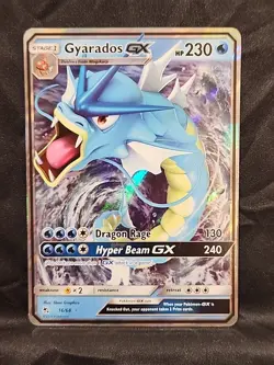 Pokemon TCG Gyarados GX 16/68 Hidden Fates Ultra Rare Card - Image 1