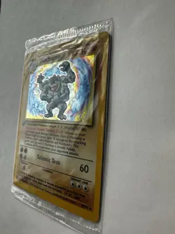 Machamp 1st Edition Base Set Holo 8/102 SEALED Promo WOTC 1999 Pokemon Card LP+ - Image 2