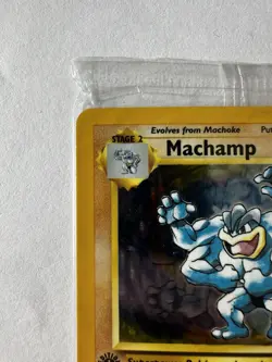 Machamp 1st Edition Base Set Holo 8/102 SEALED Promo WOTC 1999 Pokemon Card LP+ - Image 4