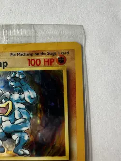 Machamp 1st Edition Base Set Holo 8/102 SEALED Promo WOTC 1999 Pokemon Card LP+ - Image 5