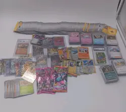 Pokemon Card Booster Pack Slab Full Art Lot, 1000+ Cards, Slabs, Mixed Lot - Image 1
