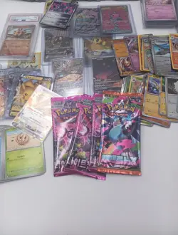 Pokemon Card Booster Pack Slab Full Art Lot, 1000+ Cards, Slabs, Mixed Lot - Image 4