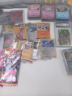 Pokemon Card Booster Pack Slab Full Art Lot, 1000+ Cards, Slabs, Mixed Lot - Image 5