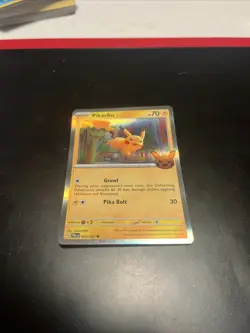 Pokemon TCG- Trick or Trade Halloween- Pikachu 062/193 Common Holo Trading Card - Image 1