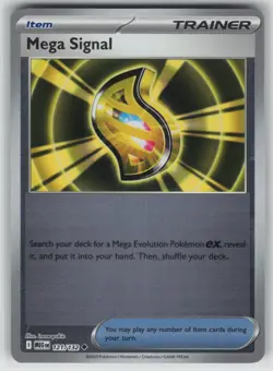 Mega Signal 121/132 Pokemon TCG Mega Evolution Reverse Holo Card (Near Mint) NM1 - Image 1