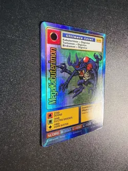 VINTAGE 1999 Bandai Digimon Card MegaKabuterimon St-28S Holo Foil - Image 2