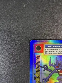 VINTAGE 1999 Bandai Digimon Card MegaKabuterimon St-28S Holo Foil - Image 4