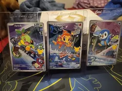 Pokemon TCG 30 Anniversary Sinnoh Starters 3 Card Set - Image 1