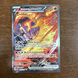 Team Rockets Moltres EX 229/182 Destined Rivals Full Art Holo Card - Image 1