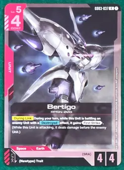 Bertigo - Steel Requiem GD03-037 - Gundam Card Game TCG - Image 1