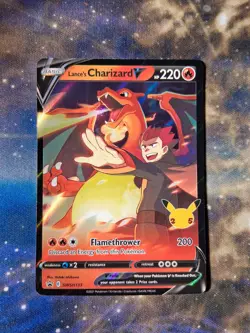 Pokemon TCG Lance's Charizard v SWSH133 Promo Card - Image 1
