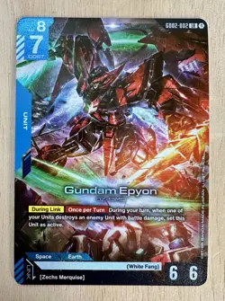 Gundam Card Game- Gundam Epyon - Dual Impact (GD02-002) Legend Rare - Image 1
