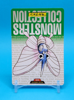 Pokemon Card Japanese - Venomoth No. 049 - Bandai Carddass - Green - Image 2
