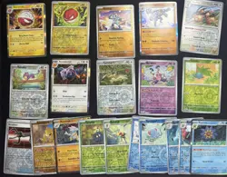 Pokemon TCG Mew EN 151 Lot Of 20 Cards- Reverse Holo - Holo EX / Pikachu Gengar - Image 2